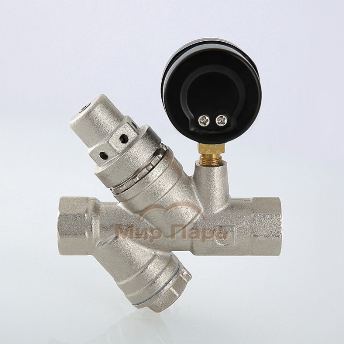 Подпиточный клапан с фильтром и манометром Valtec 1/2" (VT.515.N.04)