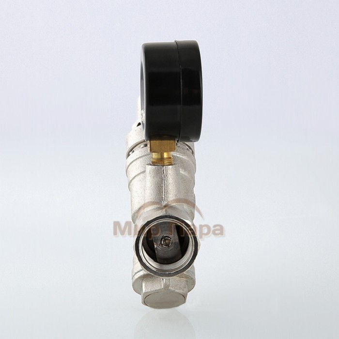 Подпиточный клапан с фильтром и манометром Valtec 1/2" (VT.515.N.04)