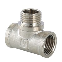 Тройник с переходом на наружную резьбу Valtec 1/2" (VTr.132.N) Тройник с переходом на наружную резьбу Valtec 1/2" (VTr.132.N)