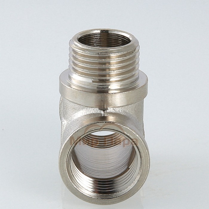 Тройник с переходом на наружную резьбу Valtec 3/4" (VTr.132.N) Тройник с переходом на наружную резьбу Valtec 3/4" (VTr.132.N)
