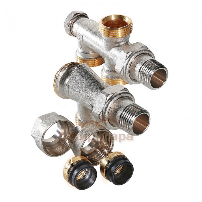 Узел термостатический для нижнего подключения радиатора Valtec 1/2"х50% (VT.225K.N)