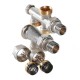 Узел термостатический для нижнего подключения радиатора Valtec 1/2"х50% (VT.225K.N)