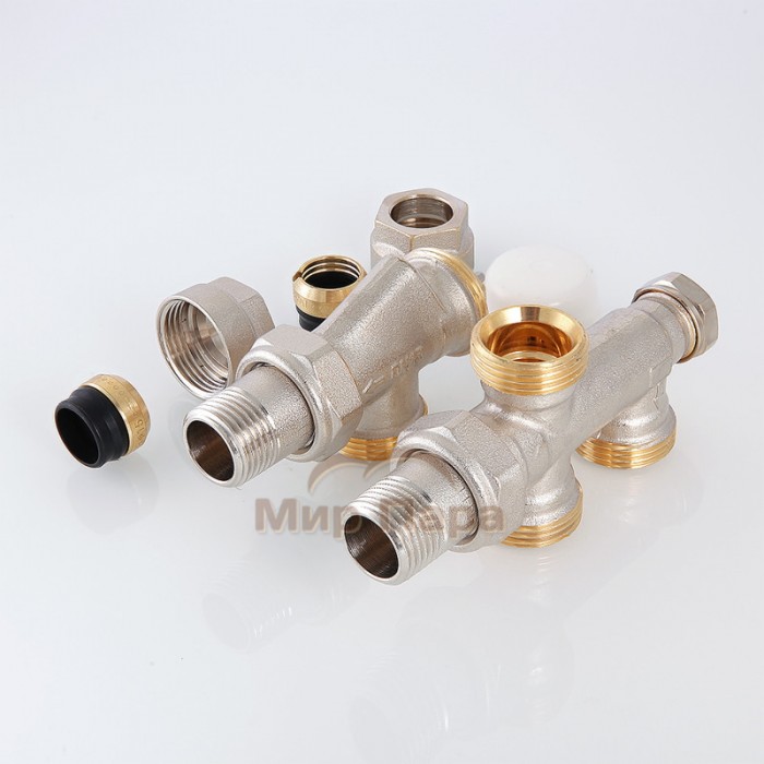 Узел термостатический для нижнего подключения радиатора Valtec 1/2"х50% (VT.225K.N)