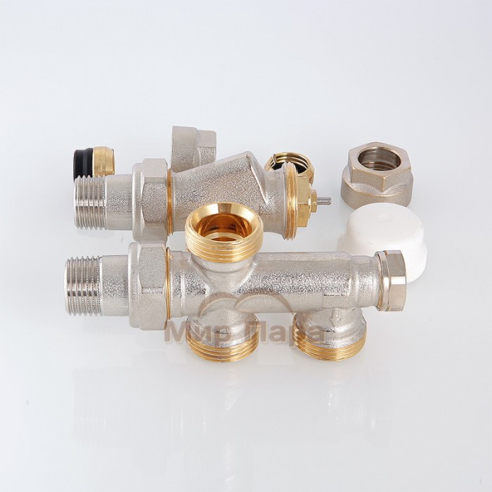 Узел термостатический для нижнего подключения радиатора Valtec 1/2"х50% (VT.225K.N)
