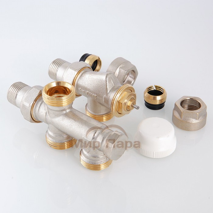 Узел термостатический для нижнего подключения радиатора Valtec 1/2"х50% (VT.225K.N)