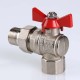 Кран шаровой с полусгоном угловой Valtec Base 1/2" (VT.228.N)