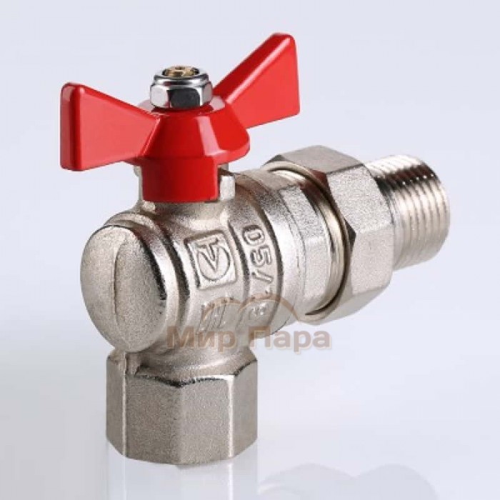 Кран шаровой с полусгоном угловой Valtec Base 1/2" (VT.228.N)