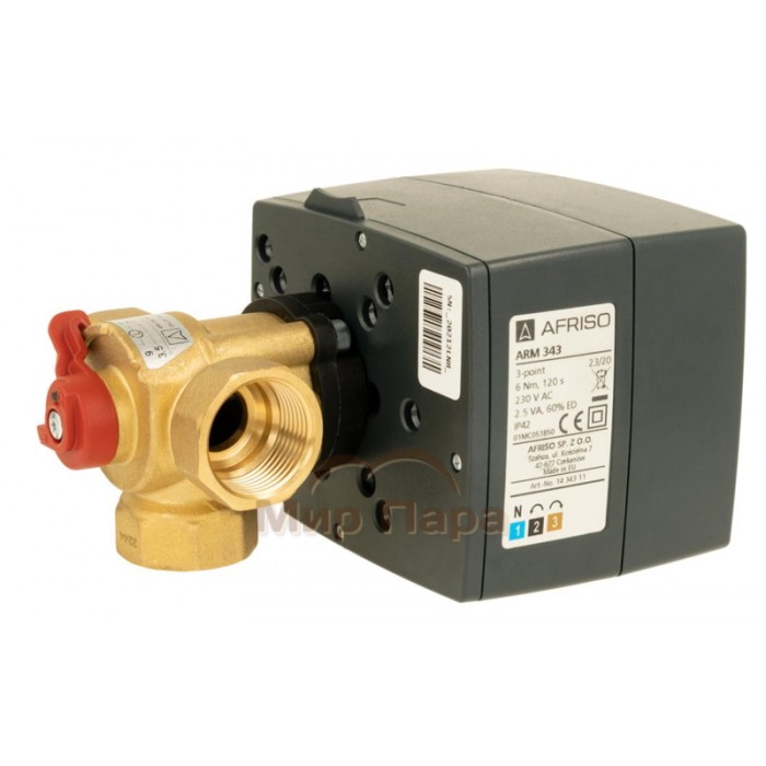 Комплект Afriso ARV382+ARM343 3/4" кvs 6,3 (13 382 54)