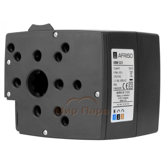 Привод электрический Afriso ARM 323 ProClick, 3-точечный, 230 В AC, 60 с, 6 Нм (14 323 10)