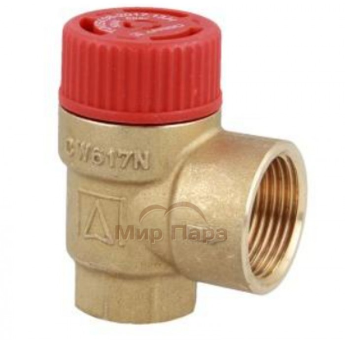 Предохранительный клапан Afriso для центрального отопления MS, 1,5 бар, ВР1/2" x ВР3/4" (42 376)