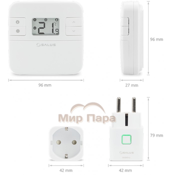 Электронный термостат Salus RT310SPE