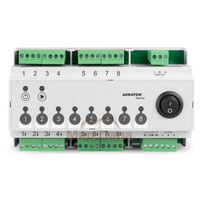 Центр управления теплым полом 8 зон AURATON 8D Taurus