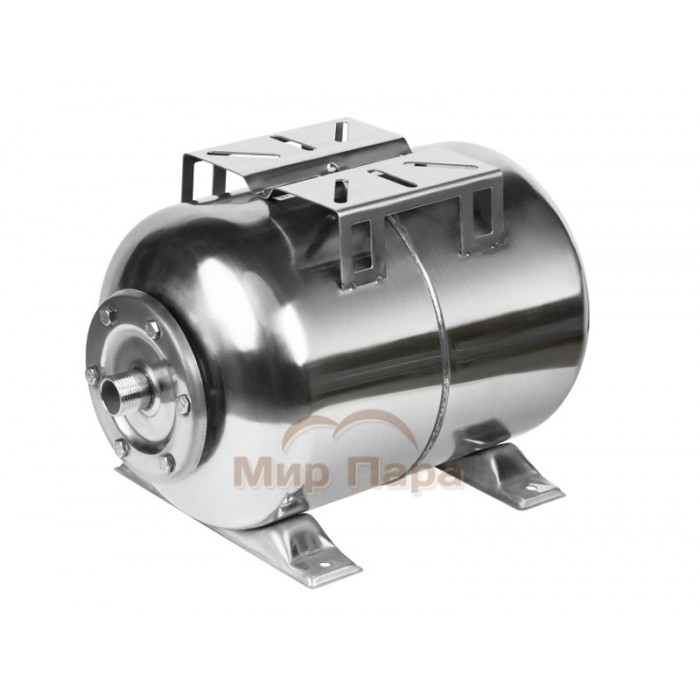 Мембранный бак из нержавеющей стали (горизонтальный) UNIPUMP 50л
