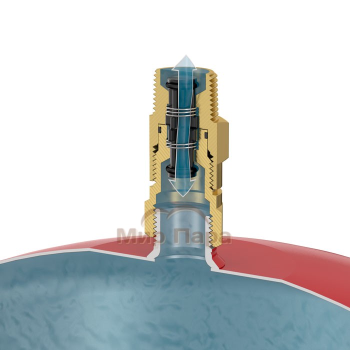 Клапан Flamco FlexFast 3/4" для подключения расширительного бака