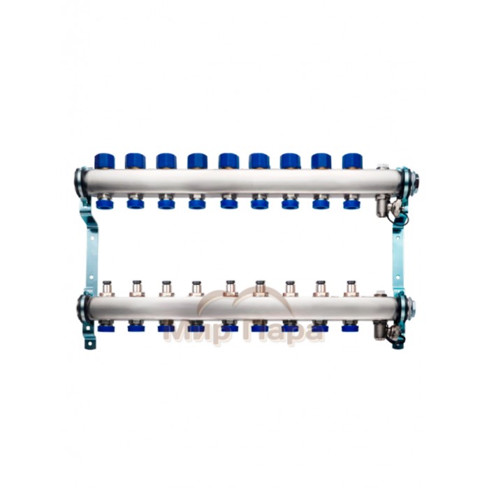 Коллектор без расходомеров, 9 контуров TECline MC1109