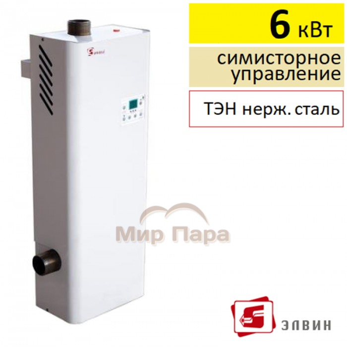 Электрический котел Элвин Premium Line 6 кВт