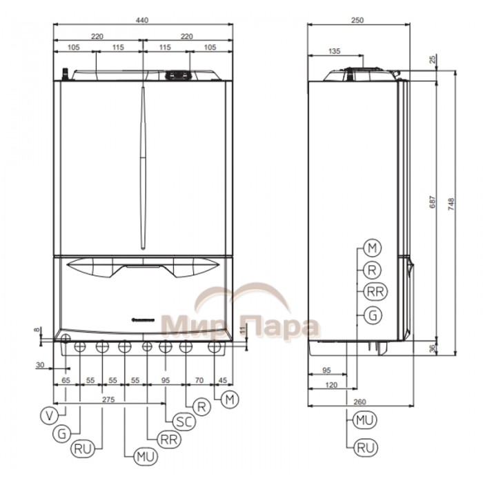 Конденсационный газовый котел Immergas VICTRIX Extra 35 Plus