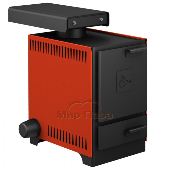 Твердотопливный котел СТЭН mini 7 терракот