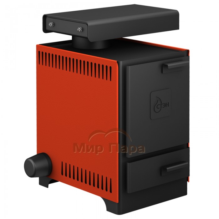 Твердотопливный котел СТЭН mini 7 терракот