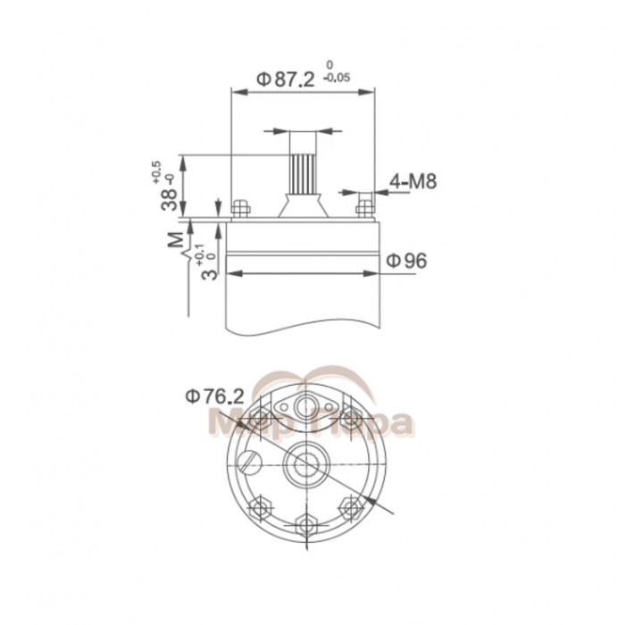 Двигатель скважинного насоса MAXPUMP 1.5kw 230V 4" Двигатель скважинного насоса MAXPUMP 1.5kw 230V 4"