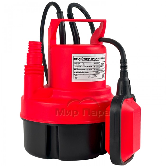 Дренажный насос MAXPUMP TOPDRAIN 250D Дренажный насос MAXPUMP TOPDRAIN 250D