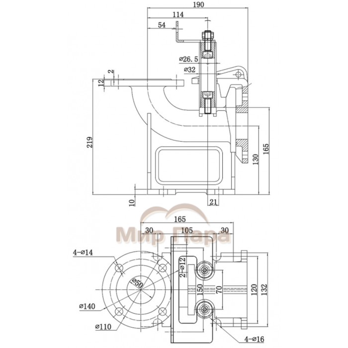 Автоматическая трубная муфта UNIPUMP DN50