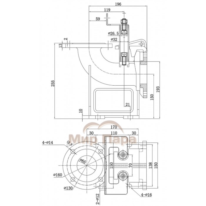 Автоматическая трубная муфта UNIPUMP DN65
