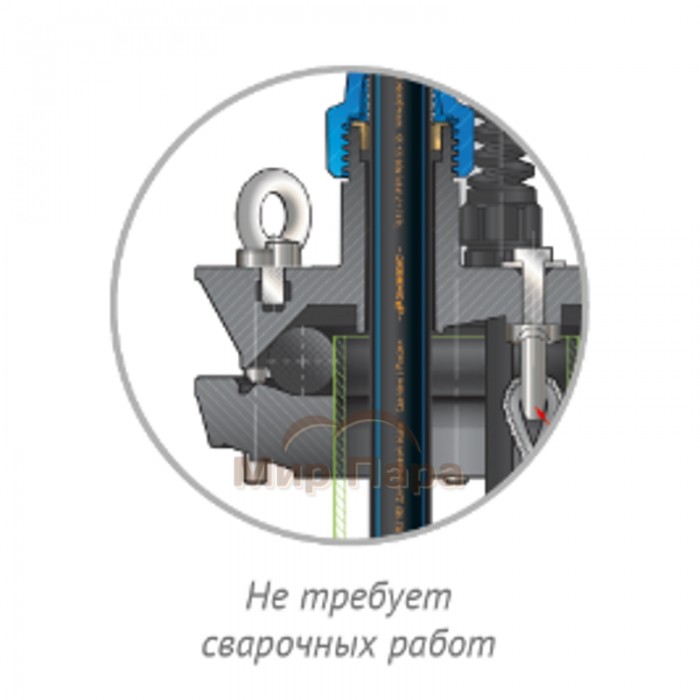 Оголовок ДЖИЛЕКС ОСП 90-110/25
