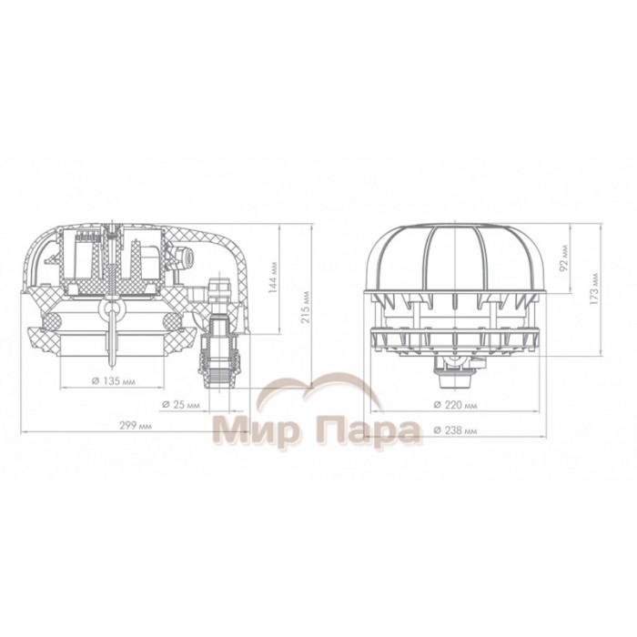 Оголовок ДЖИЛЕКС КС 110-133