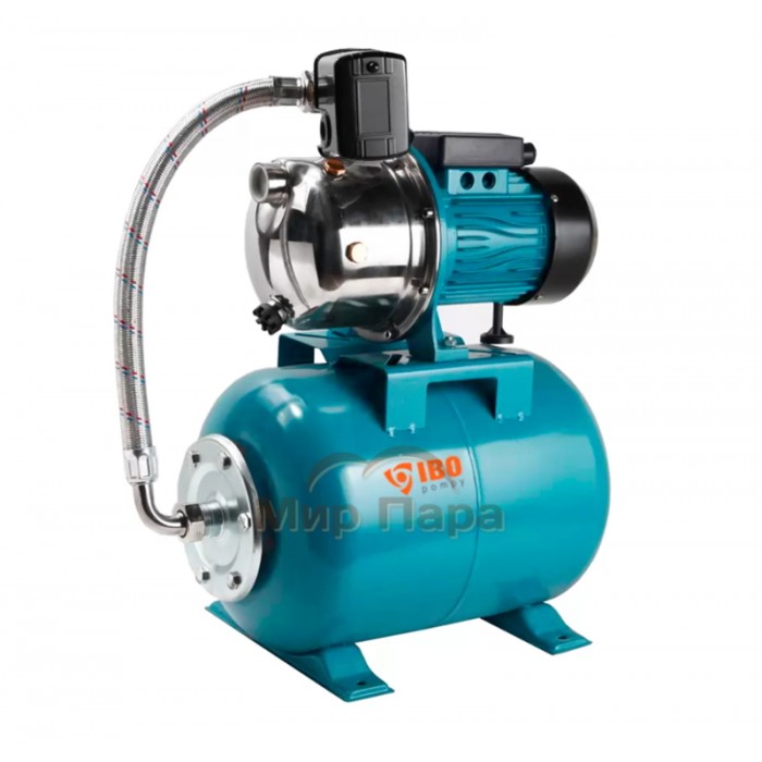 Насосная станция IBO AJ 50/60 с баком 24 л с защитой по сухому ходу