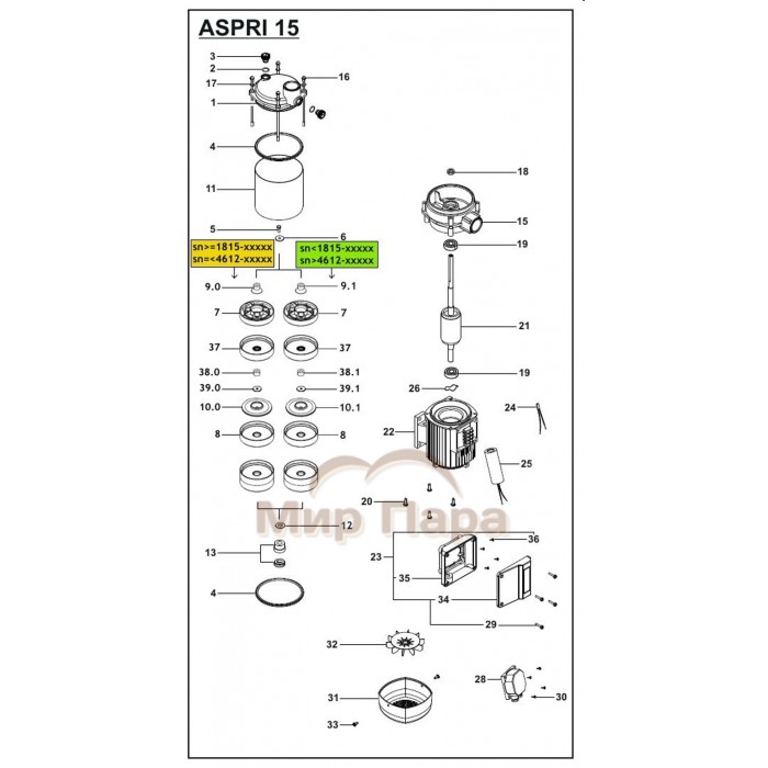 Насосная станция Espa ASPRI 15 R 3M PRESSDRIVE