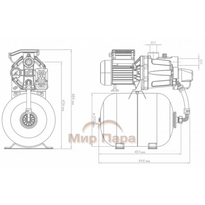 Насосная станция ДЖИЛЕКС ДЖАМБО 55/35 П-18