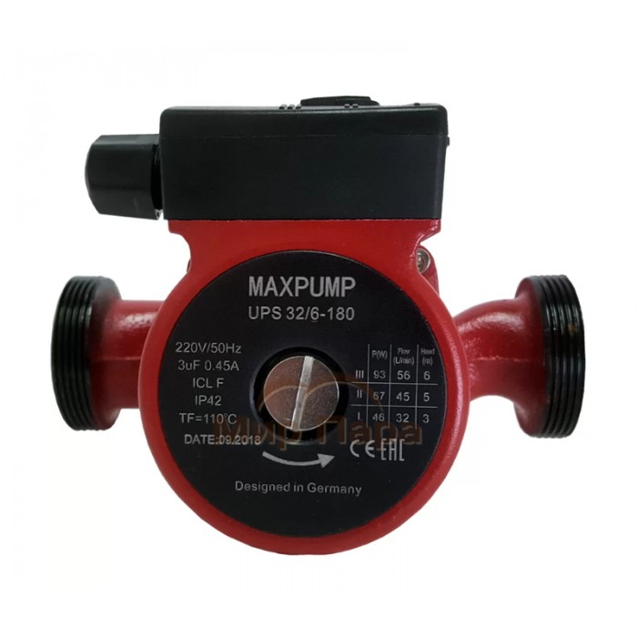 Циркуляционный насос MAXPUMP UPS 32/6-180 Циркуляционный насос MAXPUMP UPS 32/6-180