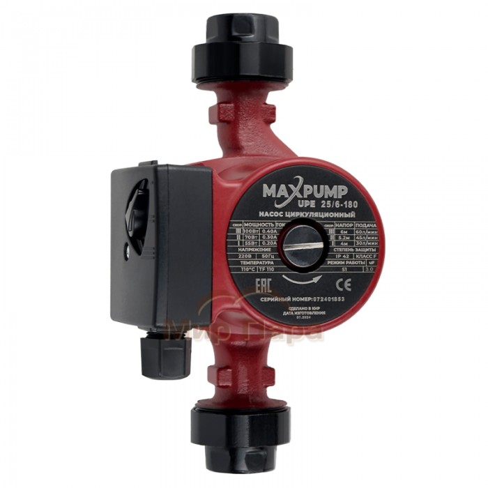 Циркуляционный насос MAXPUMP UPE 25/6-180