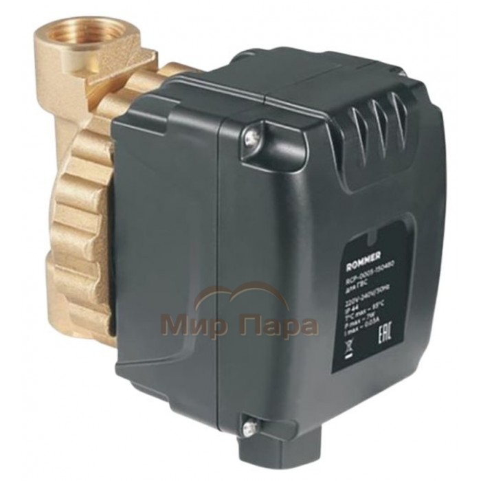 Циркуляционный насос Rommer COMFORT для ГВС корпус латунь