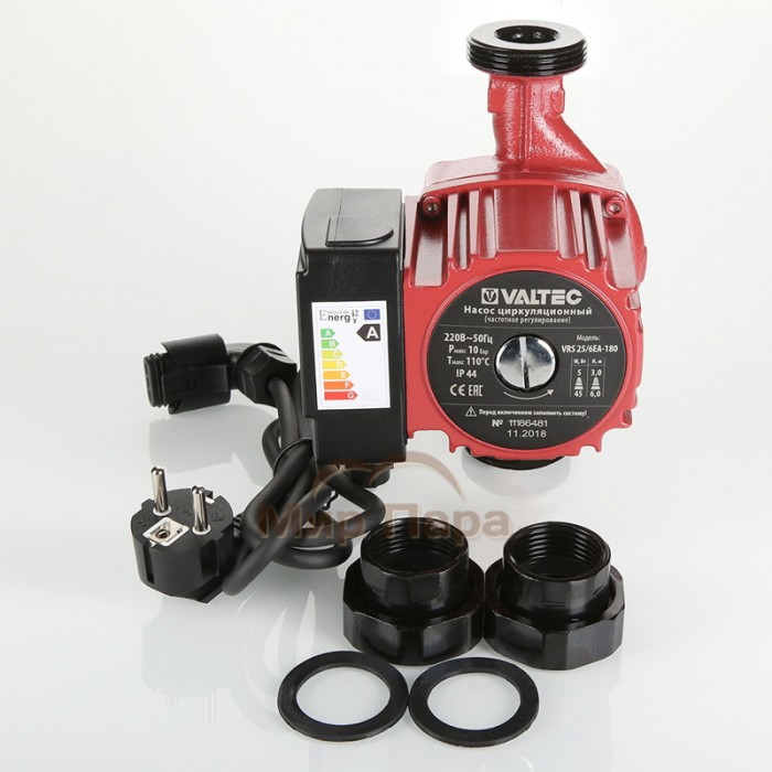 Насос циркуляционный VALTEC VRS.256EA.18.0 25/6-180 с частотным регулированием