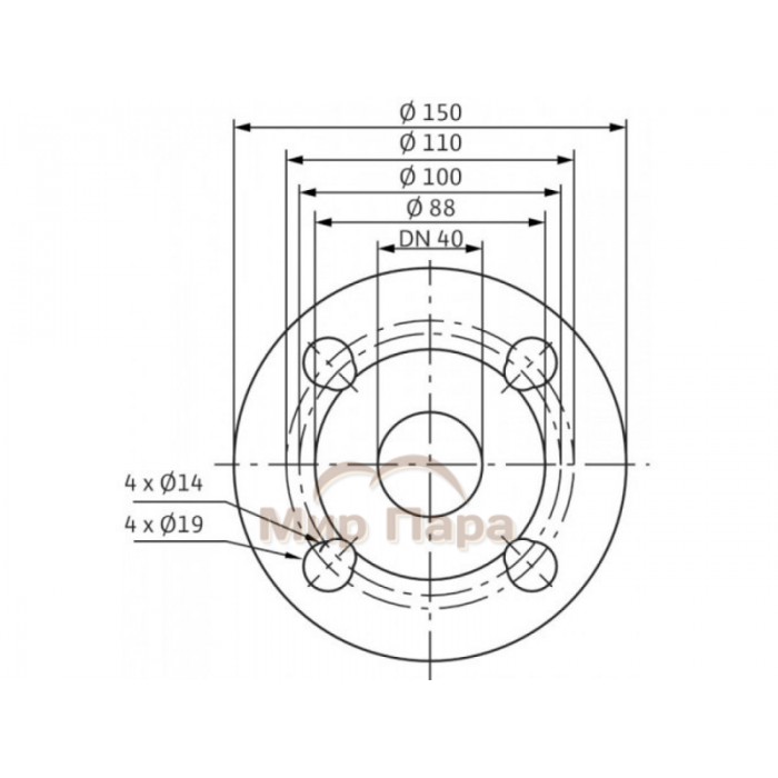 Насос циркуляционный WILO TOP-SD32/7 DM PN6/10
