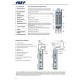 Глубинный насос для воды Pedrollo 4SR4m/22 F-PD с QEM 300