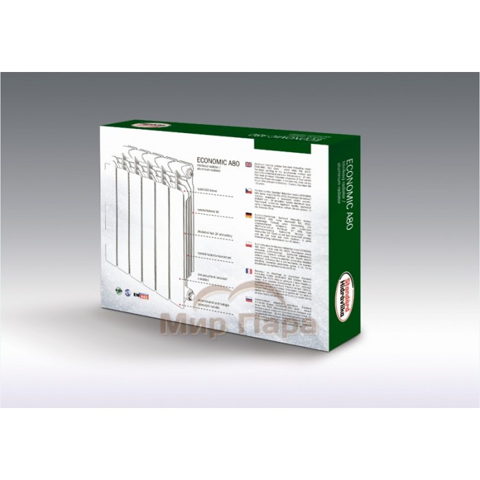 Радиатор алюминиевый Standard Hidravlika Economic A80 500