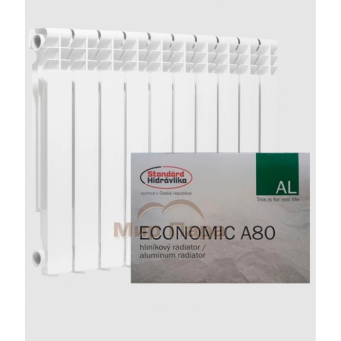 Радиатор алюминиевый Standard Hidravlika Economic A80 500