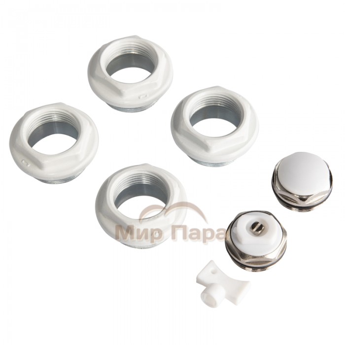Комплект монтажный Royal Thermo 1”х 3/4" белый