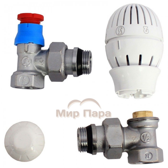 Комплект термостатический угловой 1/2″ Giacomini R470FX003