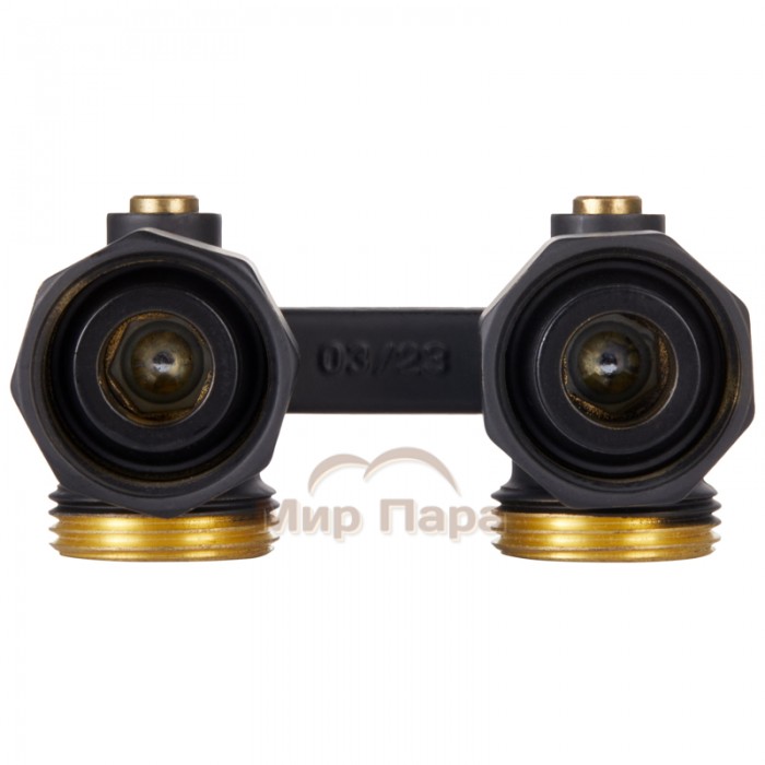 Узел нижнего подключения Royal Thermo угловой 1/2"х3/4" EK (черный)