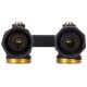 Узел нижнего подключения Royal Thermo угловой 1/2"х3/4" EK (черный)