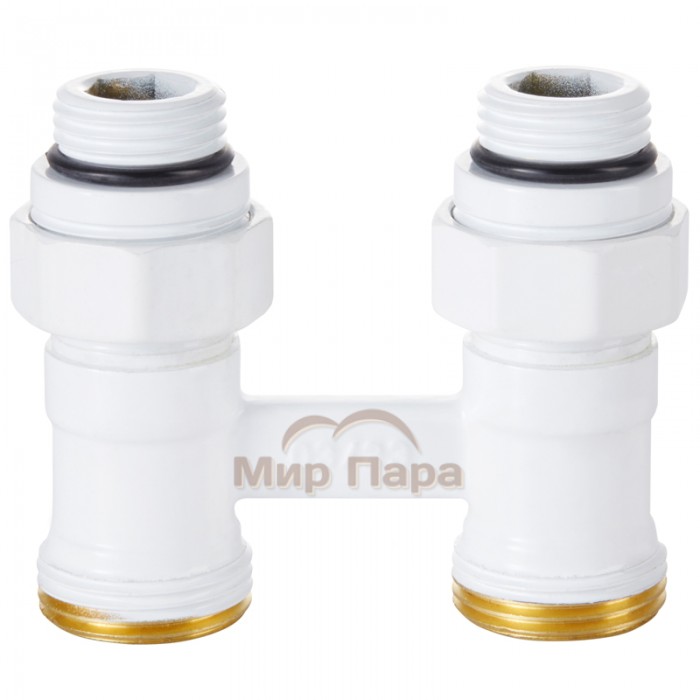 Узел нижнего подключения Royal Thermo прямой 1/2"х3/4" EK (белый)