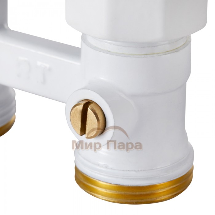 Узел нижнего подключения Royal Thermo прямой 1/2"х3/4" EK (белый)