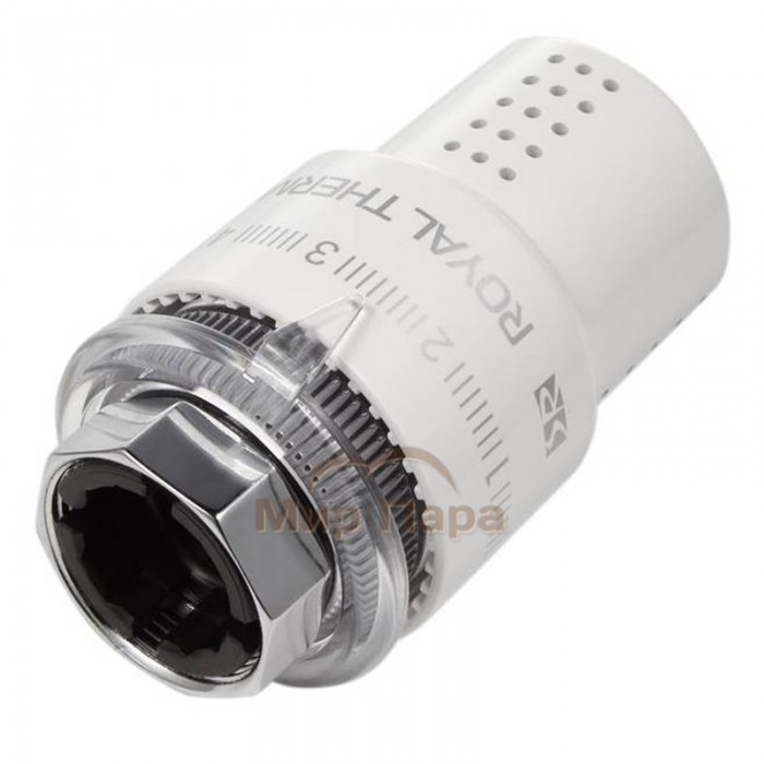 Головка термостатическая Royal Thermo Design М30х1,5 (белый)