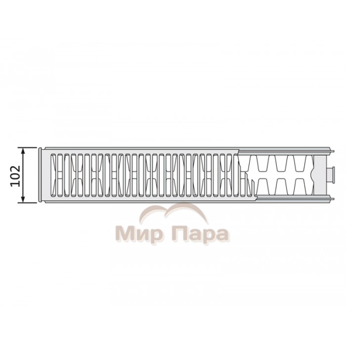 Радиатор стальной Standard Hidravlika Ventil РN 500x400