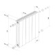Радиатор Royal Thermo PianoForte 500 Silver Satin - 10 секц.