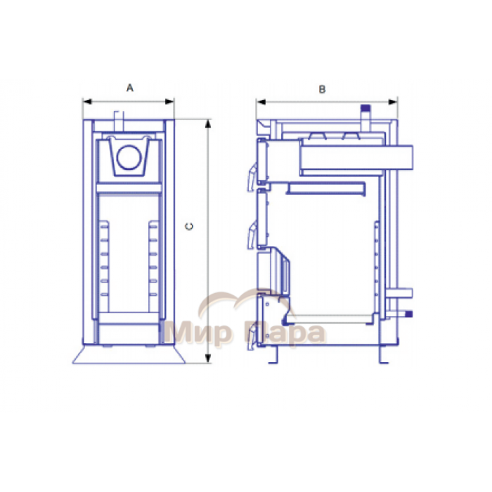 Твердотопливный котел TIS SMALL 16кВт